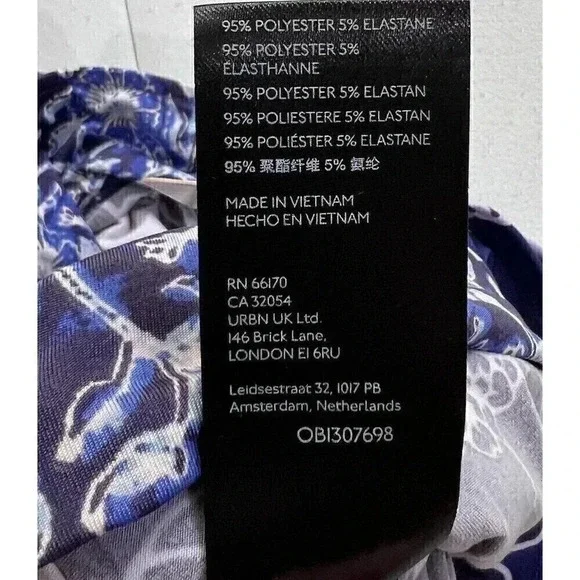 Free People She's Something Else Printed Mini Skirt Womens Size L Pruple FLoral - Picture 12 of 14